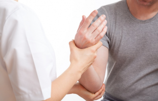 A patient needs physical therapy and medication
